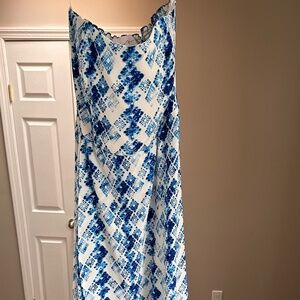 Strapless maxi dress